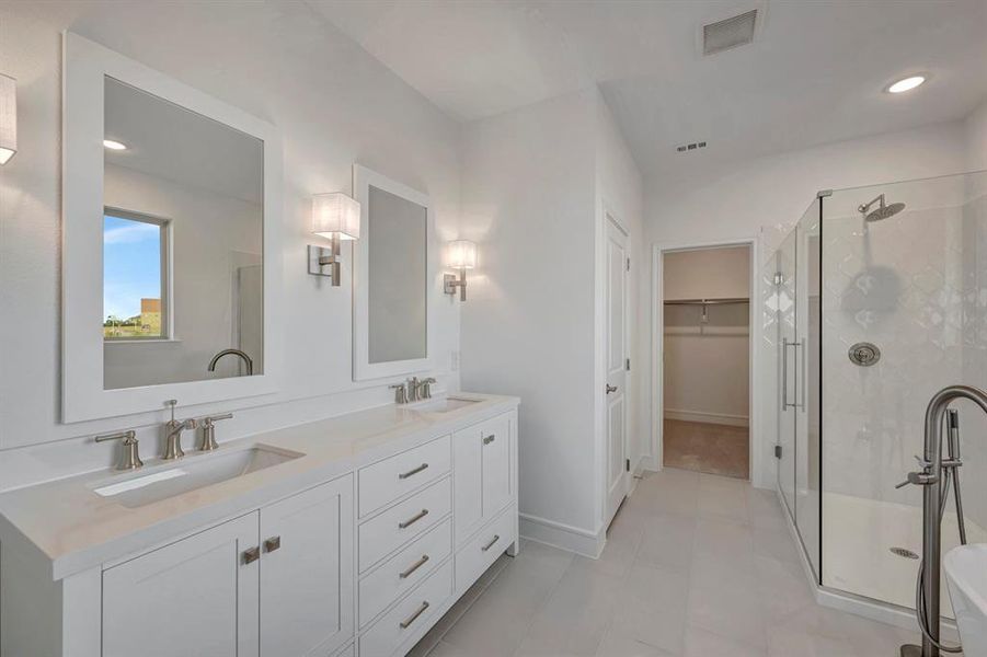 Furnished interior view inside a new home in Timberbrook, Justin (Image 19). Furnished interior view inside a new home in Timberbrook, Justin (Image 19).