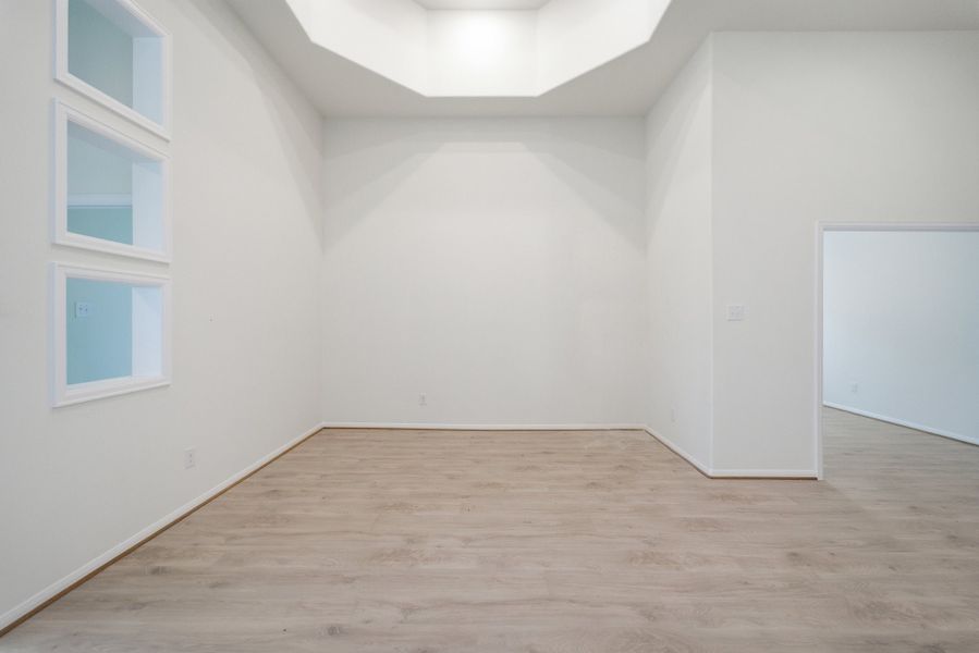 Spacious, unfurnished interior of a new home in Mulberry Farms, Santa Fe (Image 20). Spacious, unfurnished interior of a new home in Mulberry Farms, Santa Fe (Image 20).