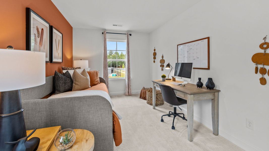 The Litchfield Plan by DBR Homes at Bell Glen in Charlotte, NC- Bedroom