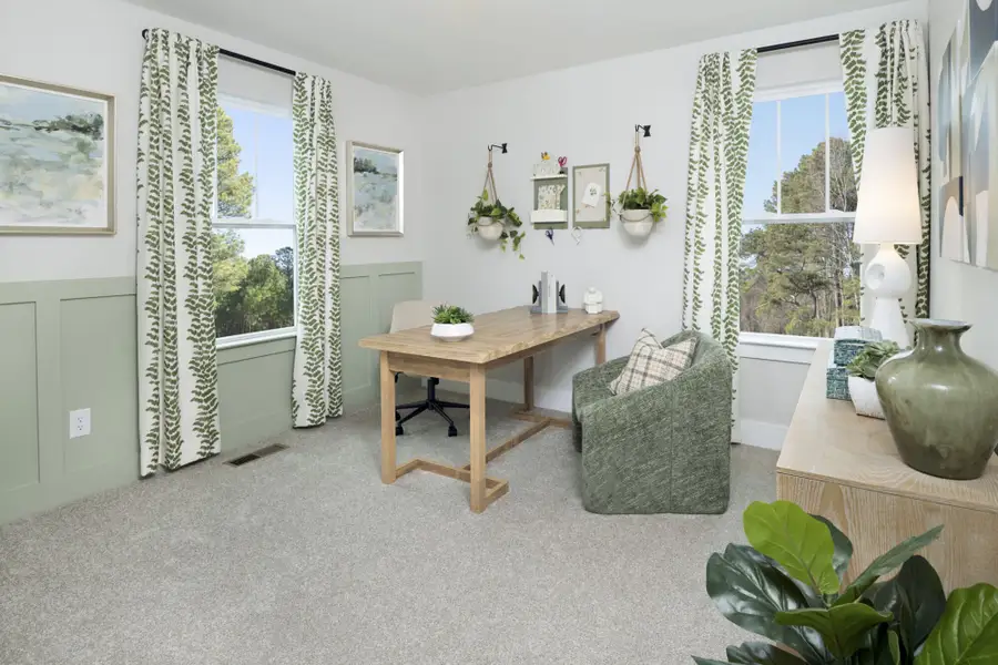 Representative furnished interior of a home built from the Emery II by Mattamy Homes in Ashmore Townes, Raleigh (Image 9). Representative furnished interior of a home built from the Emery II by Mattamy Homes in Ashmore Townes, Raleigh (Image 9).