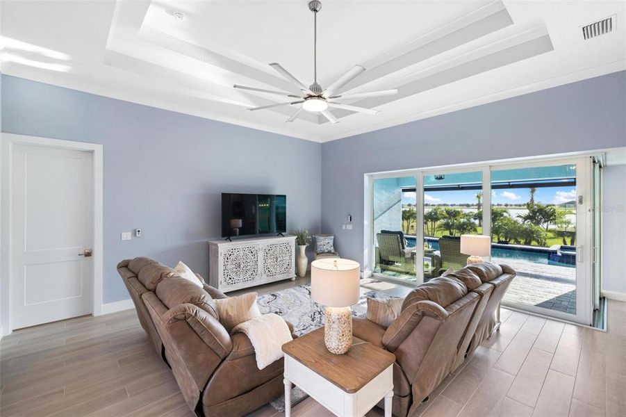 Furnished interior view inside a new home in , Placida (Image 32).