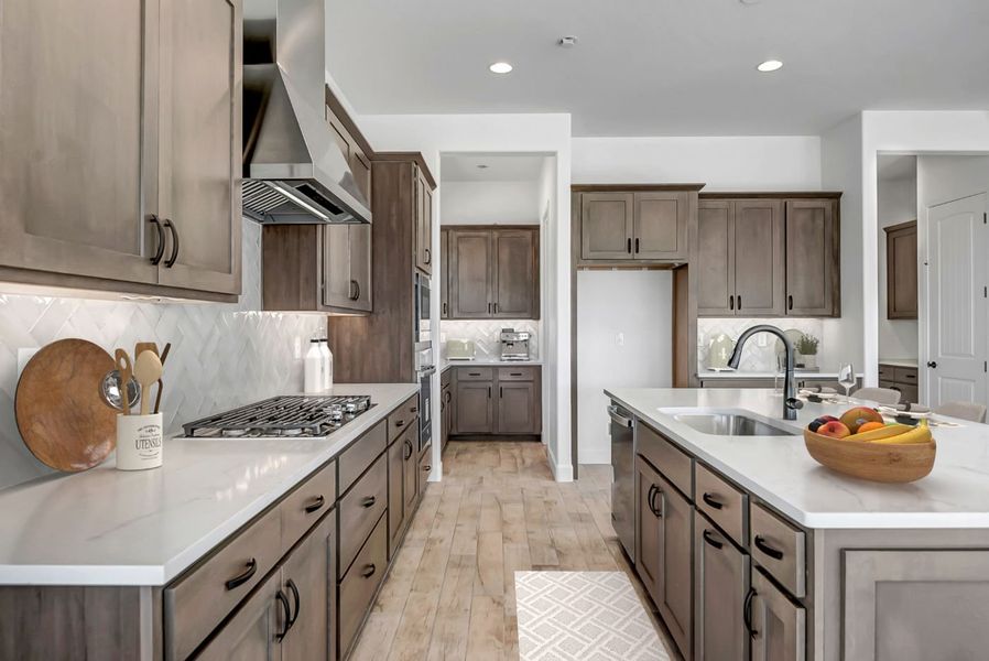 Furnished interior view inside a new home in Overlook at The Dells, Prescott (Image 36).