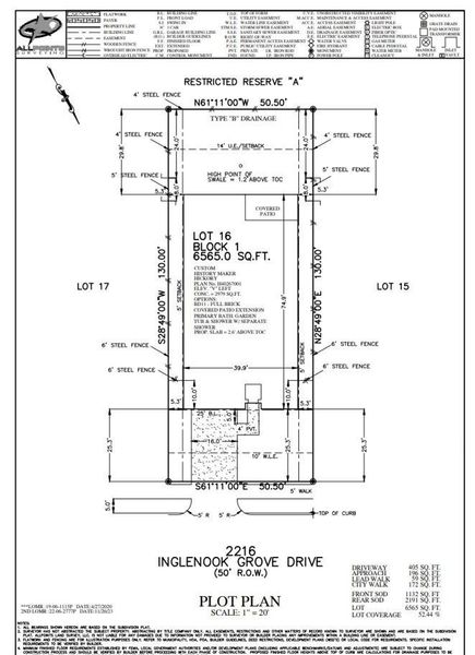 2D floor plan layout of this home in Sunterra 50s, Katy, TX (Image 5).