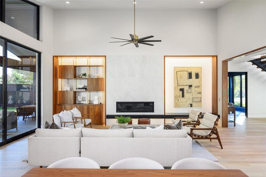 Furnished interior view inside a new home in , Dallas (Image 33).