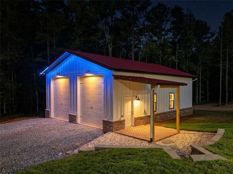 Exterior details and patio area of a home in , Canton (Image 36).