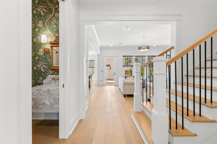 Furnished interior view inside a new home in , St. Petersburg (Image 17).