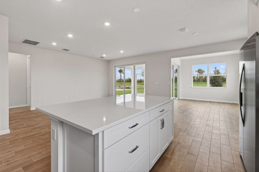 Furnished interior view inside a new home in Del Webb Tradition, Port St. Lucie (Image 32).