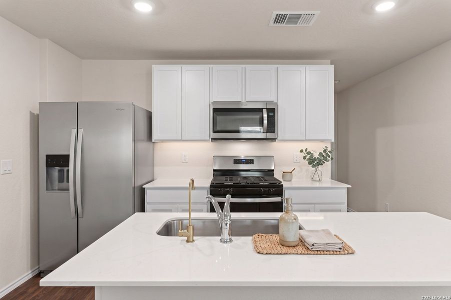 Furnished interior view inside a new home in Redbird Ranch, San Antonio (Image 15).