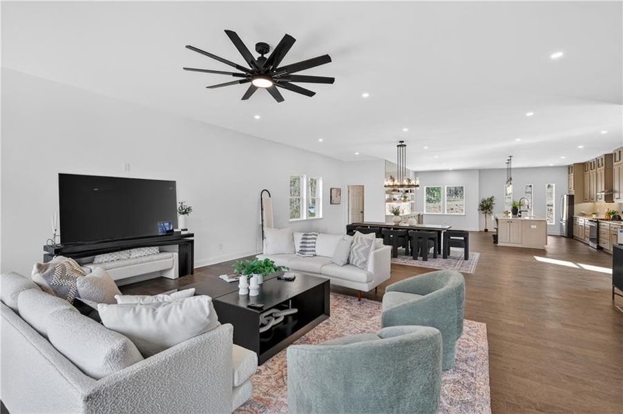 Furnished interior view inside a new home in , Buford (Image 13).