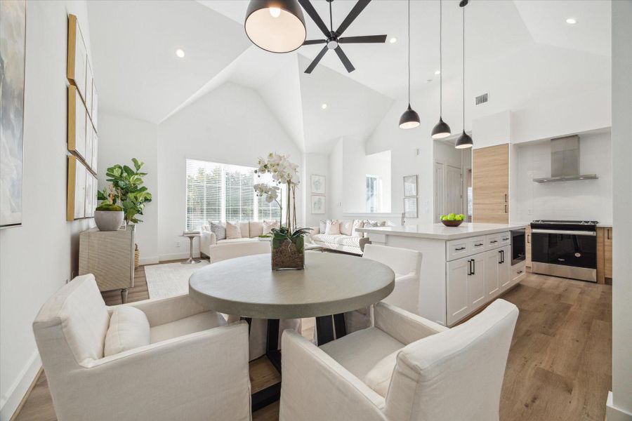 Furnished interior view inside a new home in , Houston (Image 21).