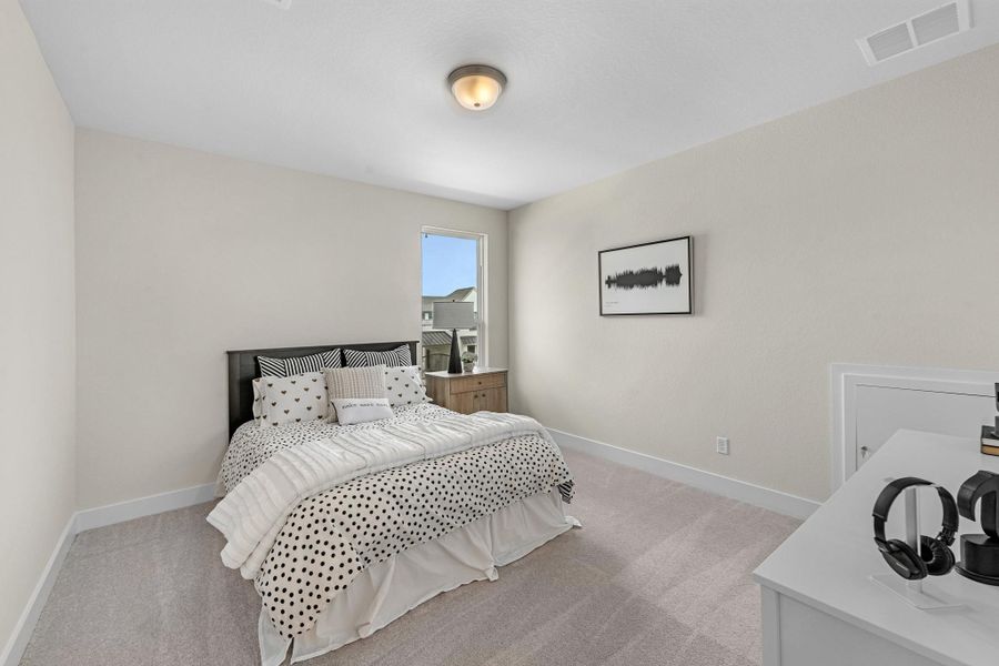 Furnished interior view inside a new home in Bridgeland, Cypress (Image 26).