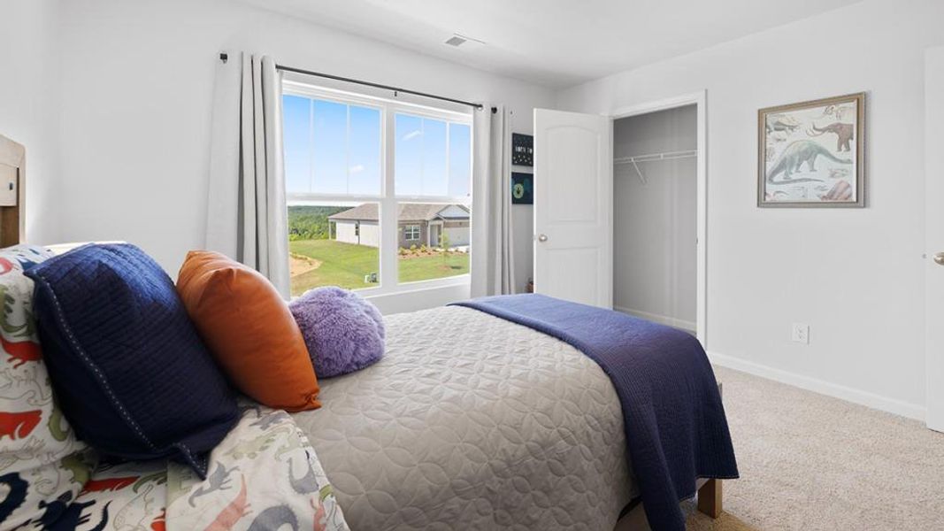 Furnished interior view inside a new home in Creekview, Atlanta (Image 37). Furnished interior view inside a new home in Creekview, Atlanta (Image 37).