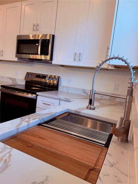 Close-up of interior finishes inside a home in , Granbury (Image 8).