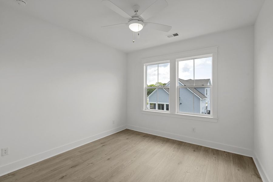 Spacious, unfurnished interior of a new home in Miller's Crossing, Johns Island (Image 34). Spacious, unfurnished interior of a new home in Miller's Crossing, Johns Island (Image 34).
