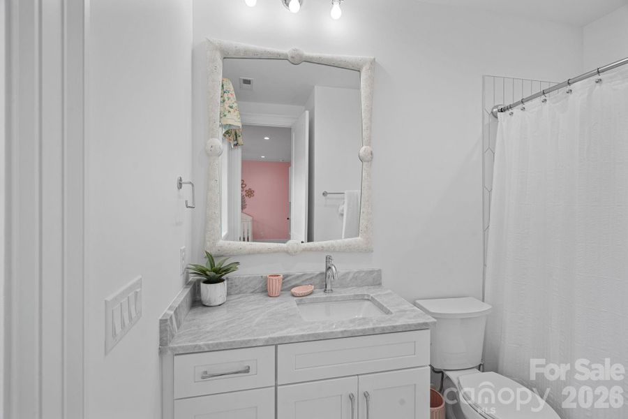 Furnished interior view inside a new home in , Clover (Image 30).