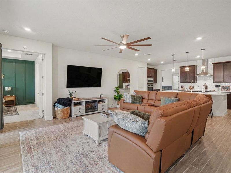 Furnished interior view inside a new home in Seaire, Parrish (Image 10).