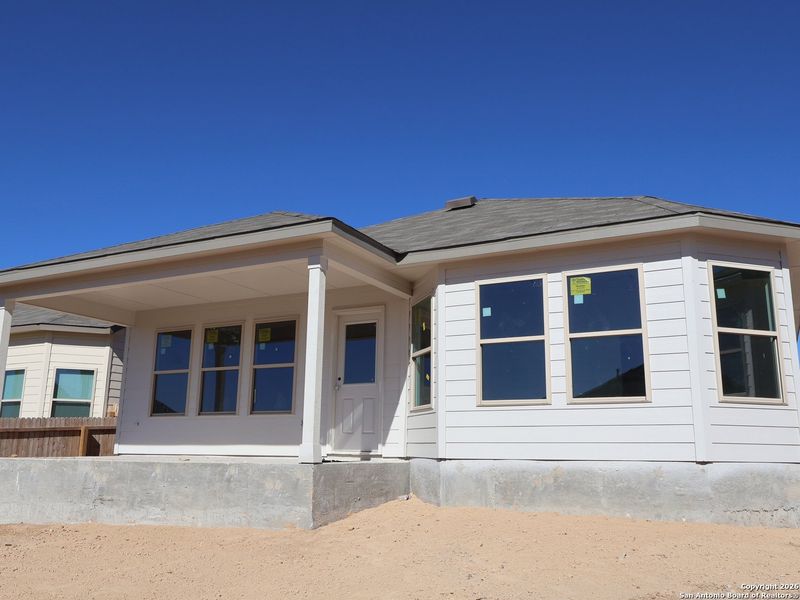 Exterior details and patio area of a home in Hunters Ranch, San Antonio (Image 19). Exterior details and patio area of a home in Hunters Ranch, San Antonio (Image 19).