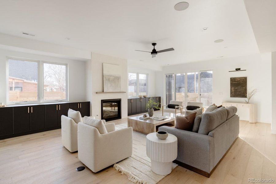 Furnished interior view inside a new home in , Denver (Image 10).