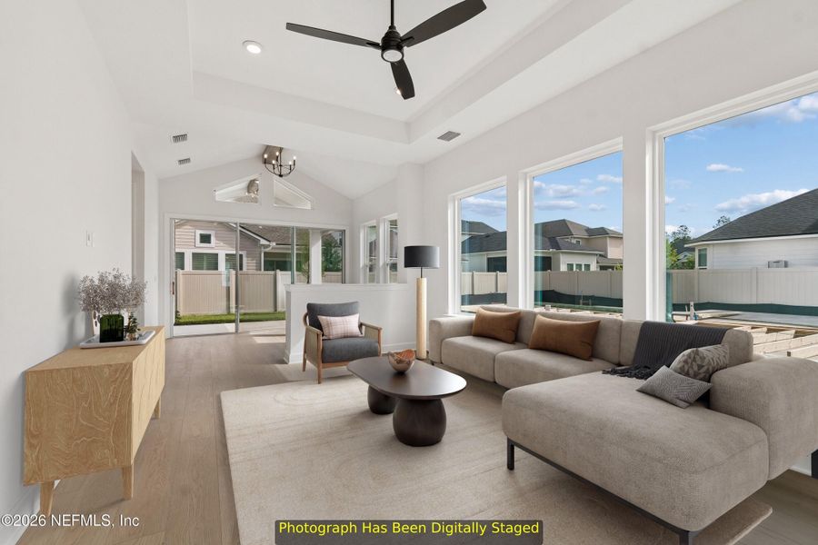 Furnished interior view inside a new home in Seabrook Village 40' Front Entry, Ponte Vedra (Image 9).
