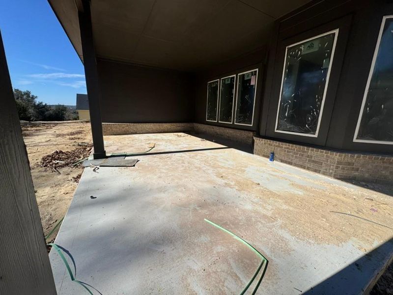 In-progress construction of a new home in Oak Grove Addition, Springtown, TX (Image 11). In-progress construction of a new home in Oak Grove Addition, Springtown, TX (Image 11).