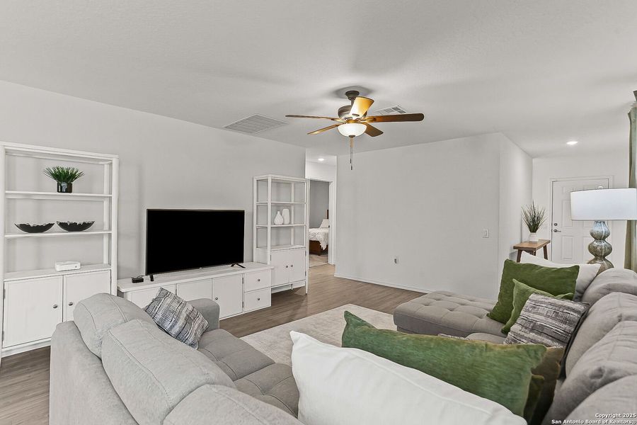 Furnished interior view inside a new home in , San Antonio (Image 5). Furnished interior view inside a new home in , San Antonio (Image 5).