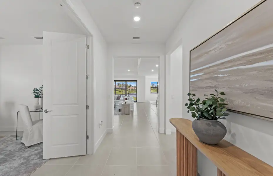 Furnished interior view inside a new home in Arbor Oaks, North Port (Image 5).