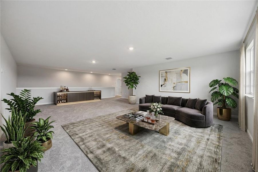 Furnished interior view inside a new home in Talichet, Howey-in-the-Hills (Image 19).
