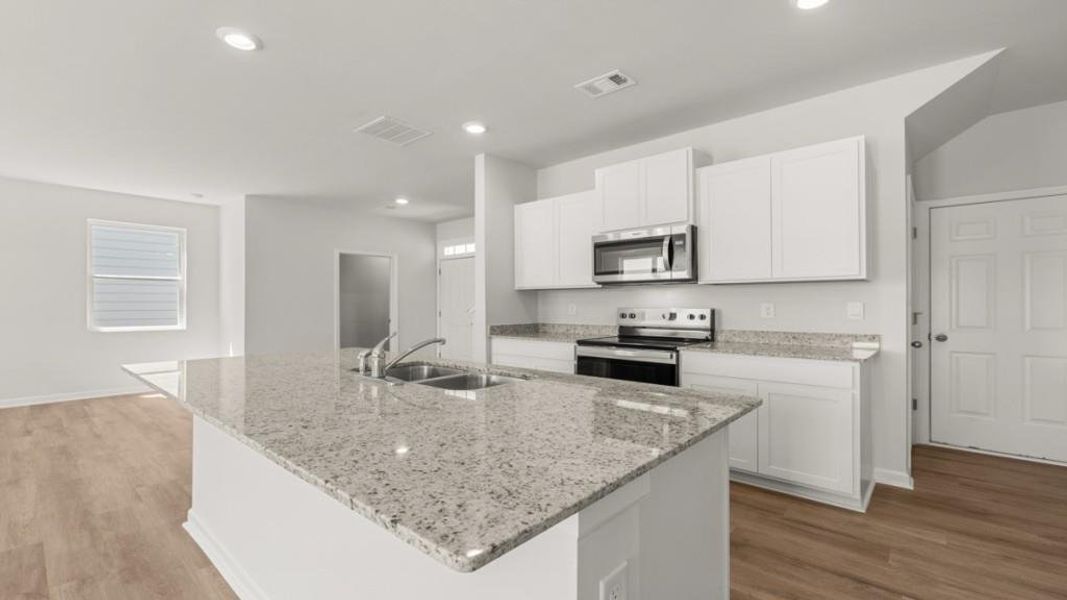 Furnished interior view inside a new home in Aurora Creek, Dallas (Image 4).