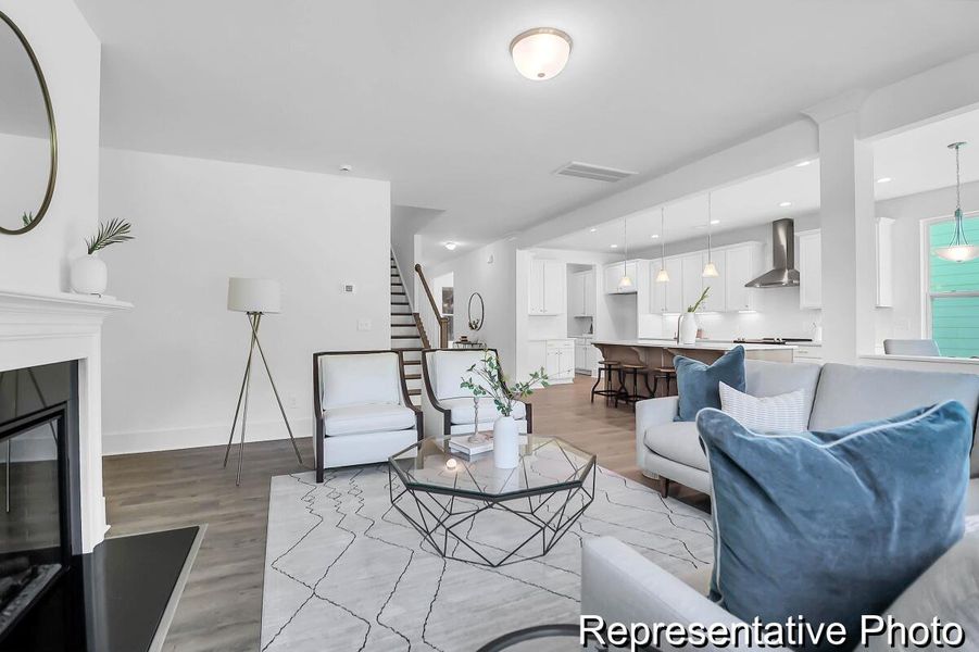 Furnished interior view inside a new home in , Ravenel (Image 9).