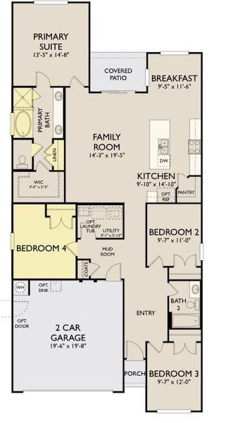 Photos are representative images and renderings for illustrative purposes only. Actual structural options and design images of the home may vary.