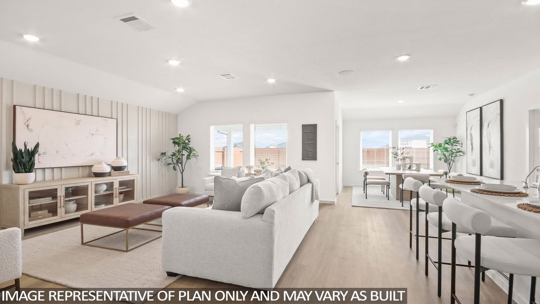 Furnished interior view inside a new home in Mill Creek, Magnolia (Image 4).