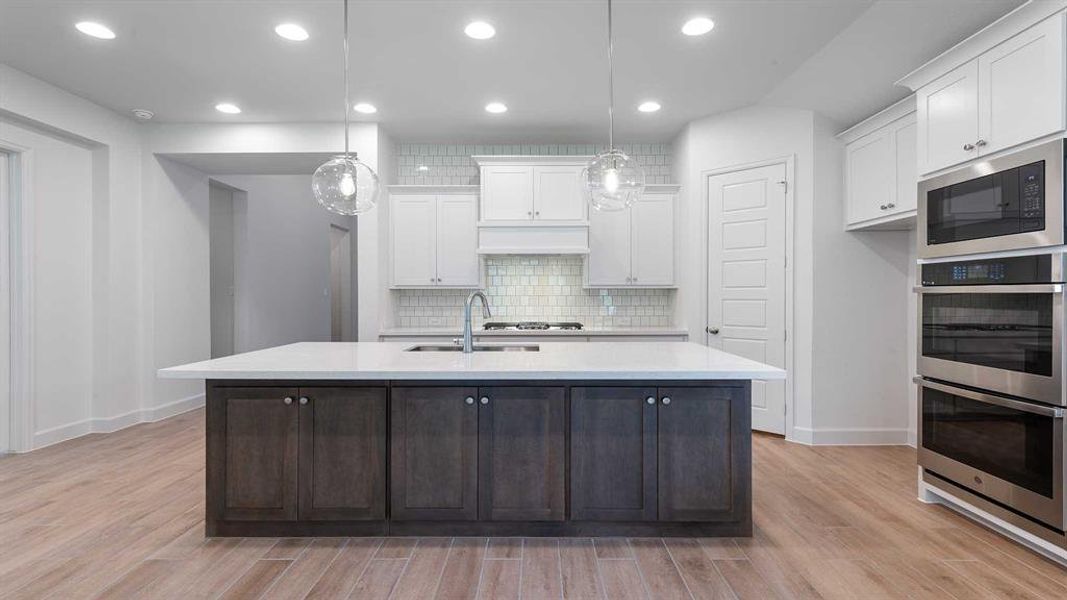 Furnished interior view inside a new home in The Heights At Uptown Celina 50', Celina (Image 7). Furnished interior view inside a new home in The Heights At Uptown Celina 50', Celina (Image 7).