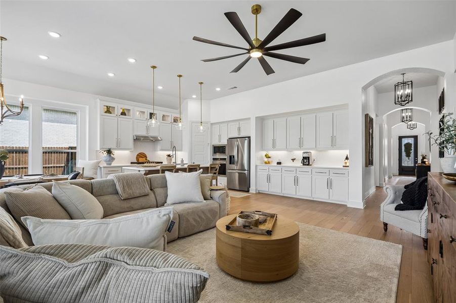 Furnished interior view inside a new home in Devonshire, Forney (Image 7).