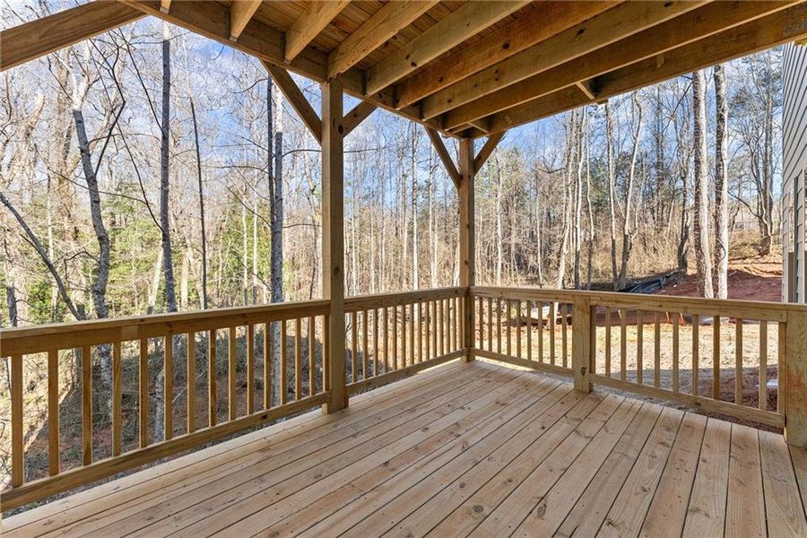 Exterior details and patio area of a home in Magnolia Villas, Cornelia (Image 3).