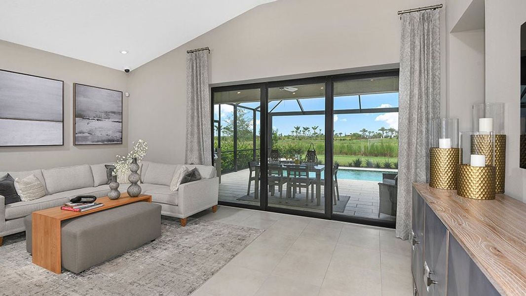Representative furnished interior of a home built from the Saint Thomas by Taylor Morrison in Central Park, Port St. Lucie (Image 34).