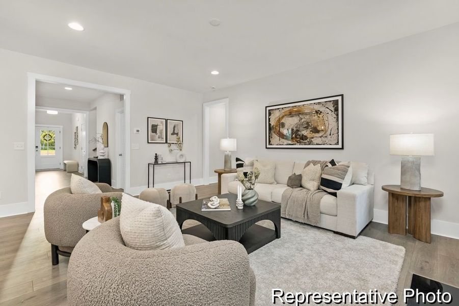 Furnished interior view inside a new home in Kensington, China Grove (Image 6).