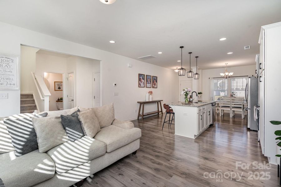 Furnished interior view inside a new home in , York (Image 7).