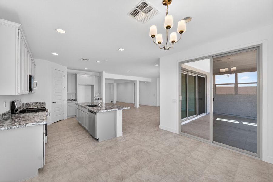 Furnished interior view inside a new home in Artisan at Asante, Surprise (Image 13).