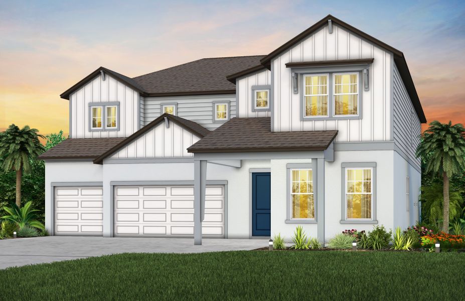 Exterior Rendering, Elevation FH2