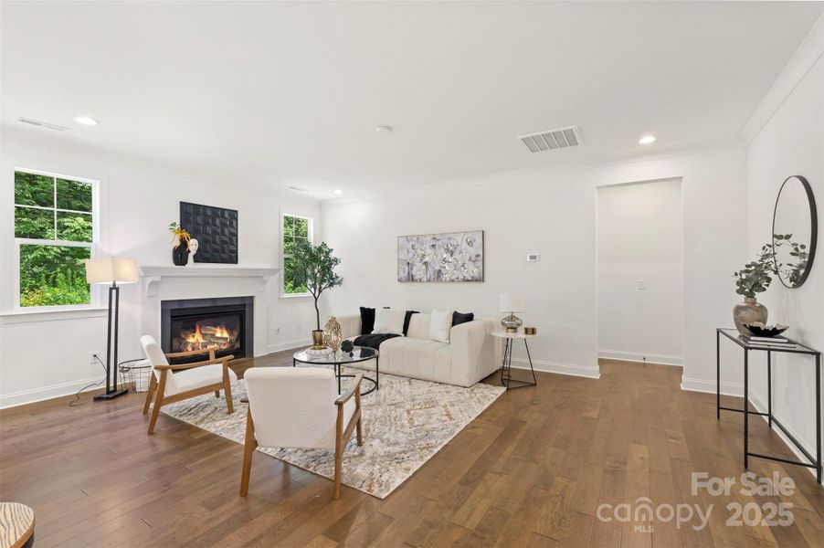 Furnished interior view inside a new home in Crescent Golf, Salisbury (Image 38).
