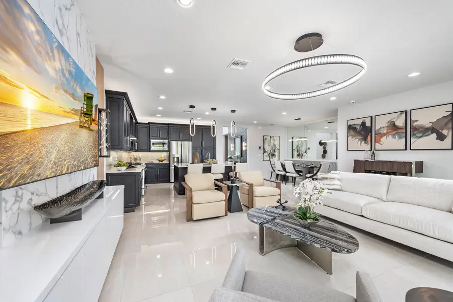 Representative furnished interior of a home built from the Costa by GL Homes in Valencia Parc at Riverland, Port St. Lucie (Image 10).