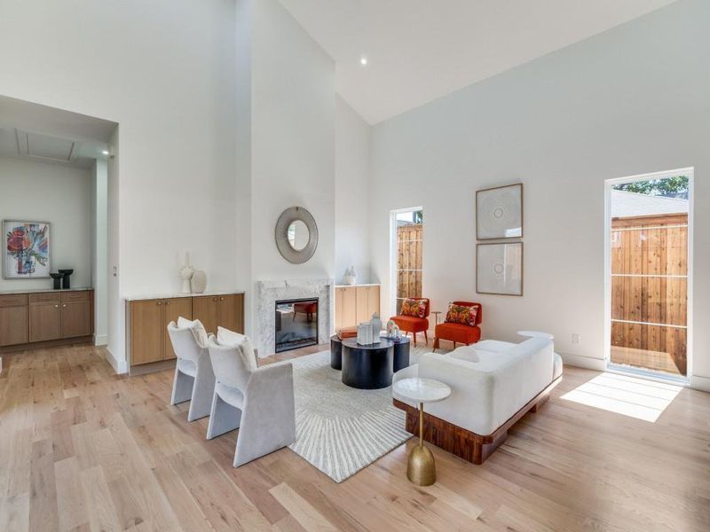 Furnished interior view inside a new home in , Dallas (Image 5). Furnished interior view inside a new home in , Dallas (Image 5).