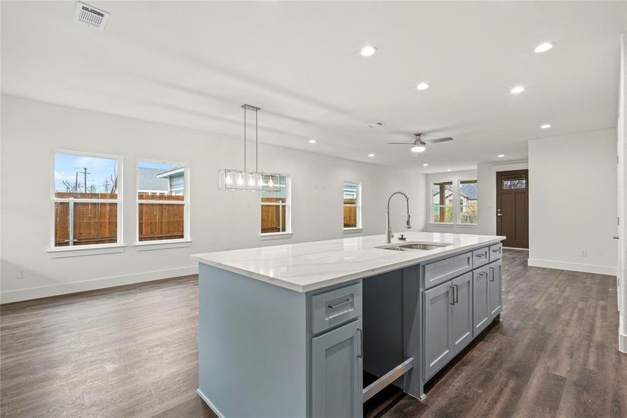 Furnished interior view inside a new home in , Dallas (Image 8). Furnished interior view inside a new home in , Dallas (Image 8).