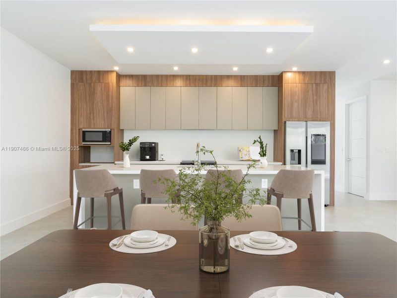 Furnished interior view inside a new home in , Fort Lauderdale (Image 8). Furnished interior view inside a new home in , Fort Lauderdale (Image 8).