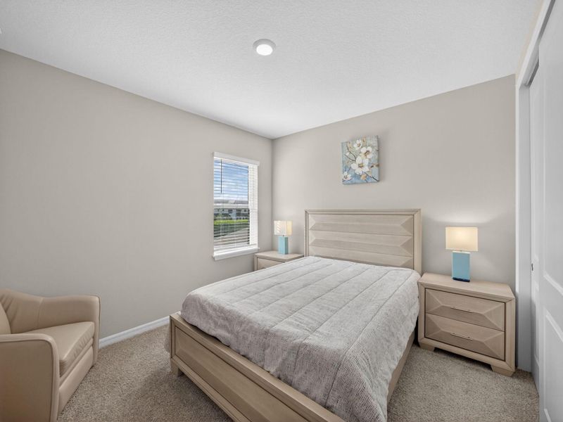 Furnished interior view inside a new home in , Port St. Lucie (Image 10).