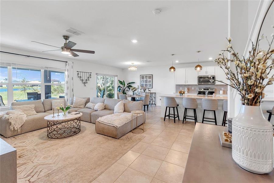 Furnished interior view inside a new home in , Parrish (Image 29).