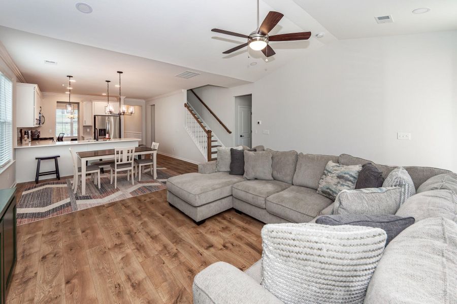 Furnished interior view inside a new home in High Point at Foxbank, Moncks Corner (Image 15).