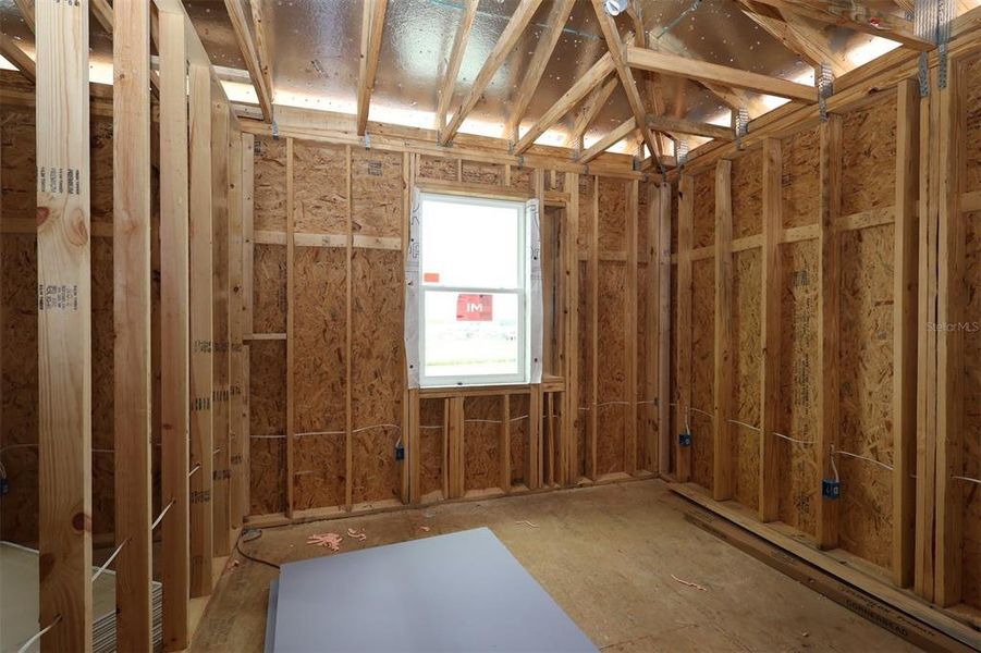 In-progress construction of a new home in Lake Star at Ovation, Winter Garden, FL (Image 23).