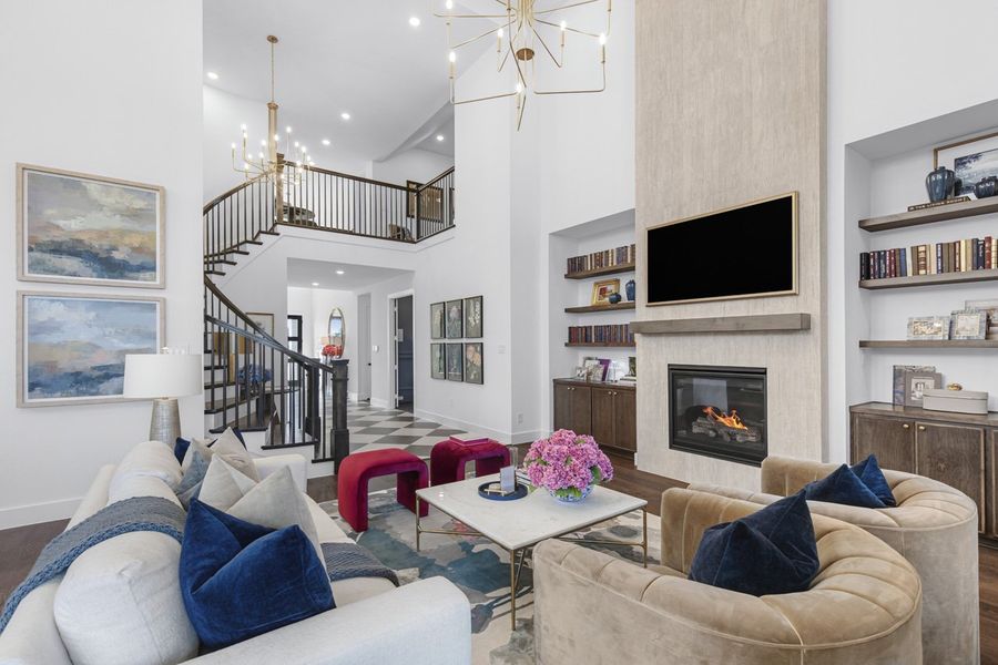 Representative Family Room - some options shown Representative Family Room - some options shown