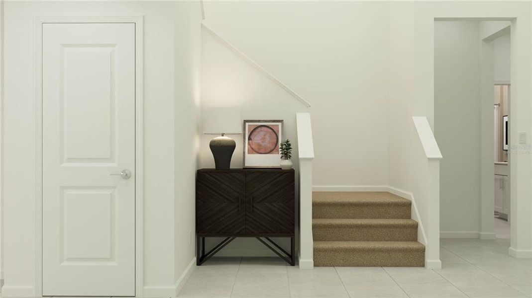 Furnished interior view inside a new home in Bridgewalk: Executive Collection, St. Cloud (Image 14). Furnished interior view inside a new home in Bridgewalk: Executive Collection, St. Cloud (Image 14).